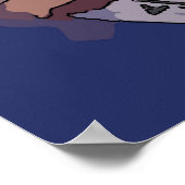 Nancy in Hat, Matisse Style Poster (Ecke)