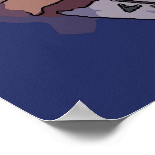 Nancy in Hat, Matisse Style Poster (Ecke)