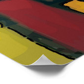 Nancy in Red Chair 3, Text bearbeiten Poster (Ecke)