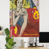 Nancy In Red Chair, DANKS, fügen Text Poster (Heimbüro)