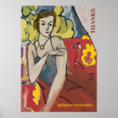 Nancy In Red Chair, DANKS, fügen Text Poster (Vorne)