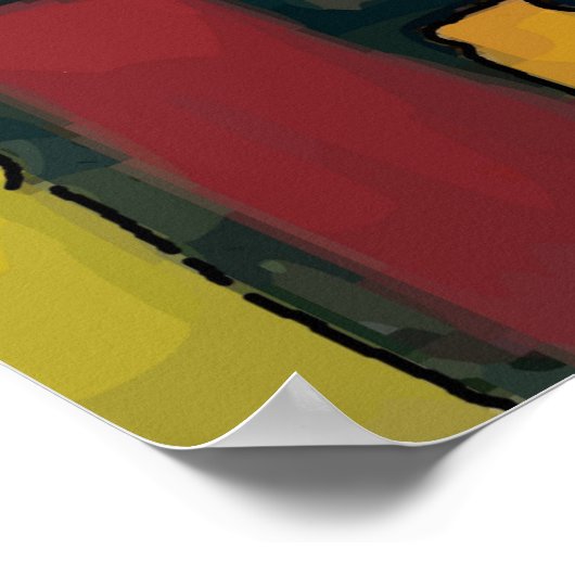 Nancy in Red Chair, DANKS, Text Poster bearbeiten (Ecke)