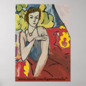 Nancy in Red Chair, fügen Sie Text, Poster (Vorne)