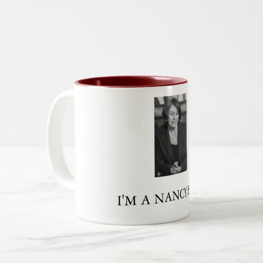 Nancy-Junge Zweifarbige Tasse (Vorderseite Links)