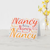 Nancy Karte (Gelbe Blume)