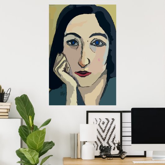 Nancy , Matisse Style Poster (Heimbüro)