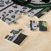 Nancy mit Black Cat 1 Puzzle (Seite)