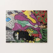 Nancy mit Black Cat 1 Puzzle (Horizontal)