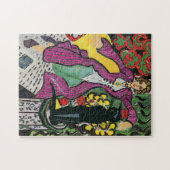 Nancy mit Black Cat 2 Puzzle (Horizontal)