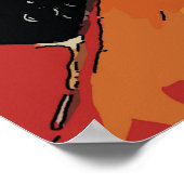 Nancy mit Black Cat Poster (Ecke)