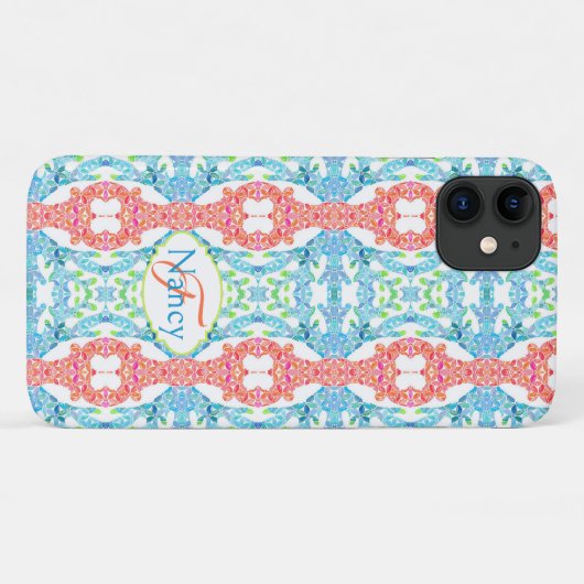 Nancy Mosaic iPhone case (Rückseite (Horizontal))