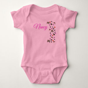 Nancy, Name, mit australischer Wildnis, Baby Bodys Strampler