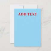 Nancy on Cell Phone, add text, Poster Dankeskarte (Rückseite)