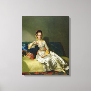 Nancy-Pastoren auf das Türkischen kleiden, c.1771 Leinwanddruck