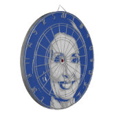 NANCY PELOIS DARTSCHEIBE (Vorderseite Links)