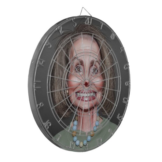 Nancy Pelosi Dartscheibe (Vorderseite Links)