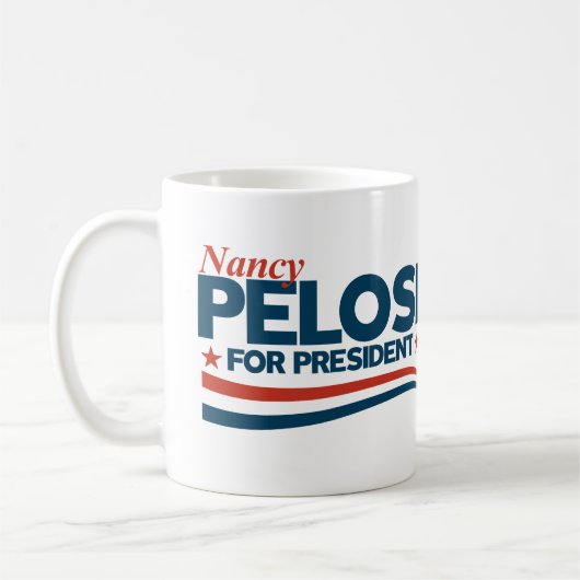 Nancy Pelosi für den Präsidenten Kaffeetasse (Links)