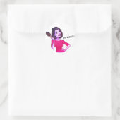 Nancy Pelosi Ice Creme Runder Aufkleber (Tasche)