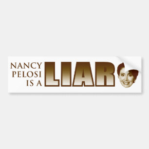 Nancy Pelosi ist ein Lügner Autoaufkleber