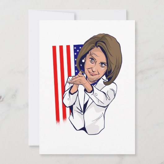 Nancy Pelosi klatschende Meme Einladung (Vorderseite)