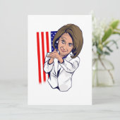 Nancy Pelosi klatschende Meme Einladung (Stehend Vorderseite)
