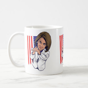 Nancy Pelosi klatschende Meme Kaffeetasse