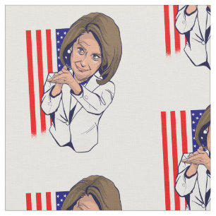 Nancy Pelosi klatschende Meme Stoff