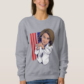 Nancy Pelosi klatschende Meme Sweatshirt (Vorderseite)