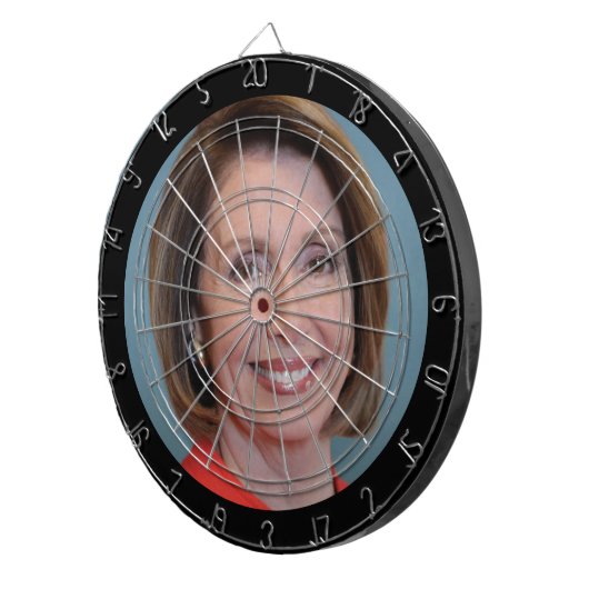 Nancy Pelosi Offizielles Portrait Dartscheibe (Vorderseite rechts)