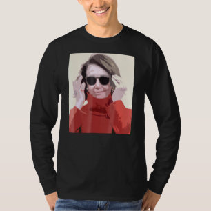 Nancy Pelosi Sonnenbrille Frau Lautsprecher Meme F T-Shirt