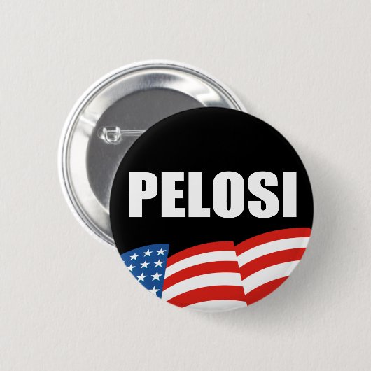 NANCY PELOSI-Wahl-Gang Button (Vorne & Hinten)