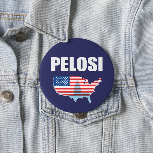 NANCY PELOSI-Wahl-Gang Button (Beispiel)