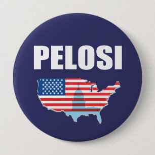 NANCY PELOSI-Wahl-Gang Button