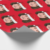 NANCY PELOSI Weihnachten Geschenkpapier (Ecke)