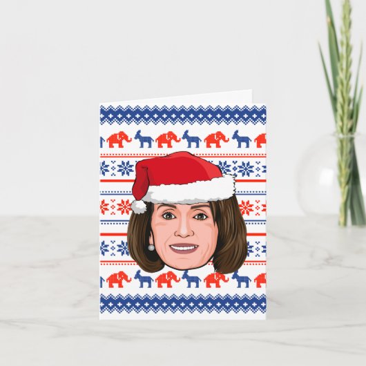 NANCY PELOSI Weihnachten Karte (Vorderseite)