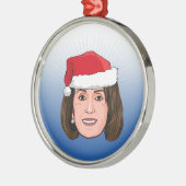 NANCY PELOSI Weihnachten Ornament Aus Metall (Links)