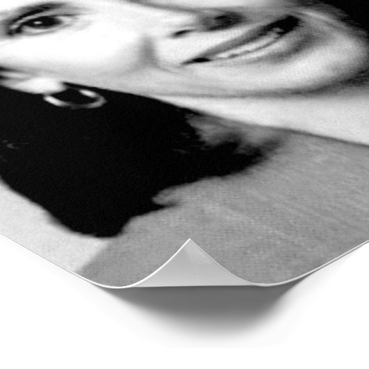 Nancy Pelosi Young Congressional Foto Poster (Ecke)