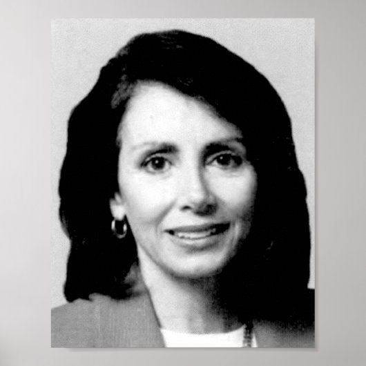 Nancy Pelosi Young Congressional Foto Poster (Vorne)