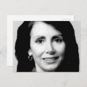 Nancy Pelosi Young Congressional Foto Postkarte (Vorne/Hinten)