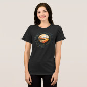 NANCY Peptid, Moon 3 w/custom text, dunkel Tri-Blend Shirt (Vorderseite voll)