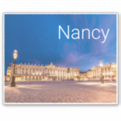Nancy Place Stanislas Grand Est France Sunset Aufkleber (Vorderseite)