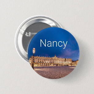 Nancy Place Stanislas Grand Est France Sunset Button