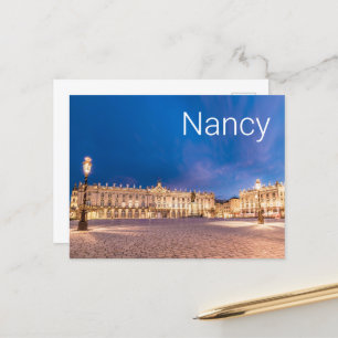 Nancy Place Stanislas Grand Est France Sunset Feiertagspostkarte