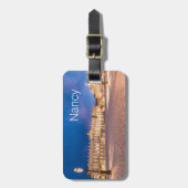 Nancy Place Stanislas Grand Est France Sunset Gepäckanhänger (Vorderseite vertikal)