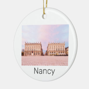 Nancy Place Stanislas Grand Est France Sunset Keramik Ornament