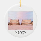 Nancy Place Stanislas Grand Est France Sunset Keramik Ornament (Hinten)