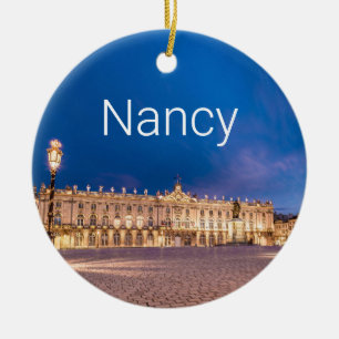 Nancy Place Stanislas Grand Est France Sunset Keramik Ornament