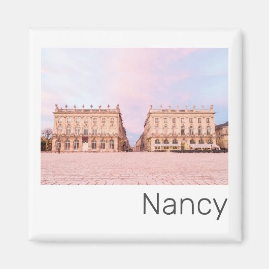 Nancy Place Stanislas Grand Est France Sunset Magnet (Vorne)
