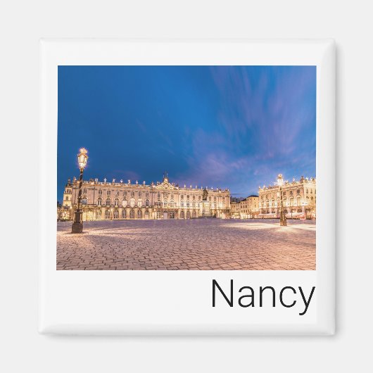 Nancy Place Stanislas Grand Est France Sunset Magnet (Vorne)