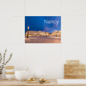 Nancy Place Stanislas Grand Est France Sunset Poster (Küche)